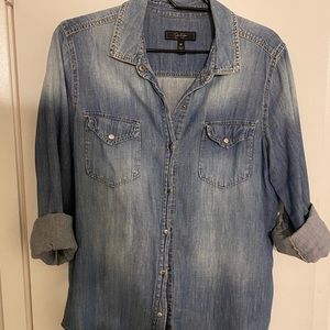 Jean long sleeve shirt